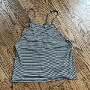 Project Social T Halter Crop Top Small